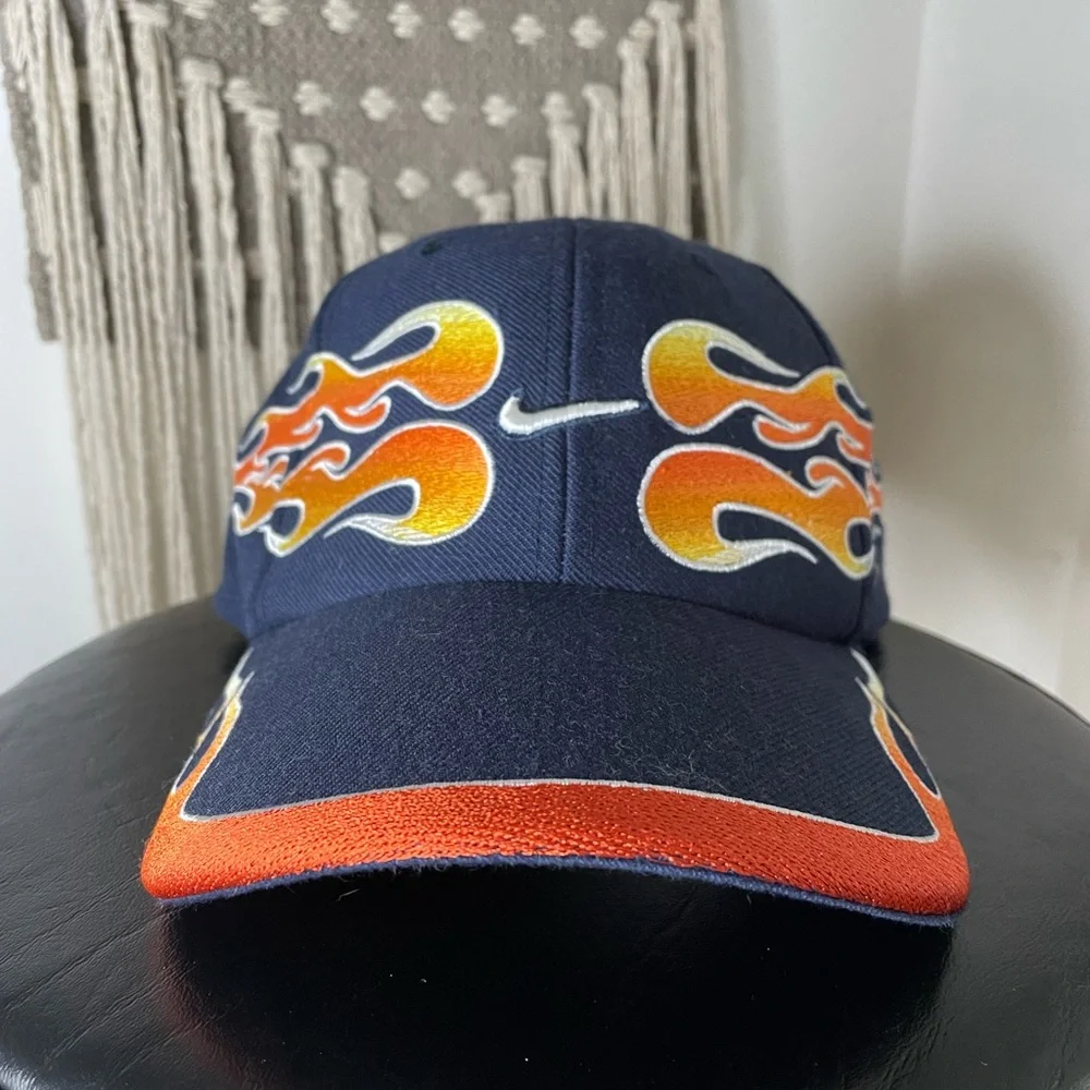 Nike | Accessories | Nike 200s Vintage Nike Flame Hat | Poshmark